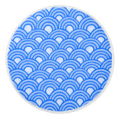 Keramische Knop Cerulein Schubben (Voorkant)