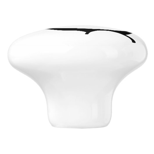 Keramische knop. Kat. Keramische Knop (Zijkant)