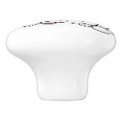 Keramische knop. Kat. Keramische Knop (Zijkant)