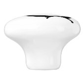 Keramische knop. Kat. Knop (Zijkant)