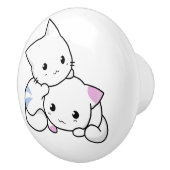 Keramische knop. Kat. Knop (Rechts)