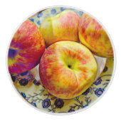 Keramische Knop met Appelschaal (Voorkant)