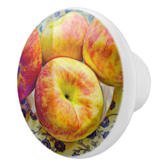 Keramische Knop met Appelschaal