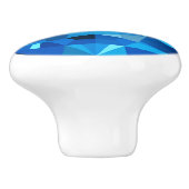 Keramische Knop met Edelsteenontwerp (Zijkant)