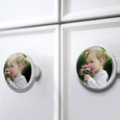 Keramische knop met foto van kind