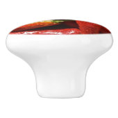 KERAMISCHE KNOP MET HETE CHILIPEPPERS (Zijkant)