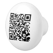 Keramische Knop met Uniek QR Code Ontwerp (Rechts)