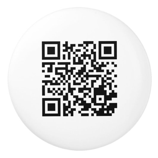 Keramische knop met uniek QR-codeontwerp (Voorkant)