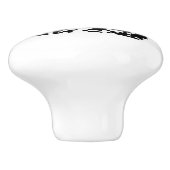 Keramische knop met uniek QR-codeontwerp (Zijkant)