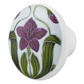 Keramische knop -  ogend Art Nouveau design (Rechts)