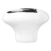 Keramische knop. Panda. Keramische Knop (Zijkant)