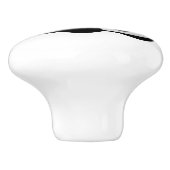 Keramische knop. Panda. Knop (Zijkant)