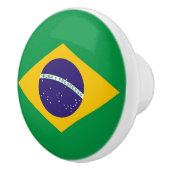 Keramische knop pull met vlag van Brazilië (Rechts)