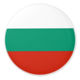 Keramische knop pull met vlag van Bulgarije