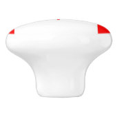 Keramische knop pull met vlag van Canada (Zijkant)