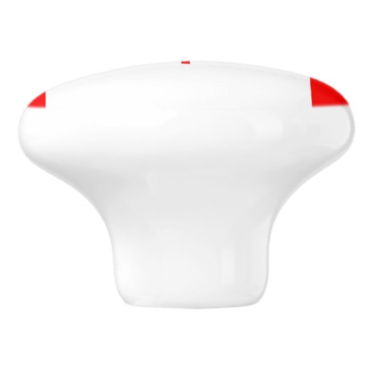 Keramische knop pull met vlag van Canada (Zijkant)