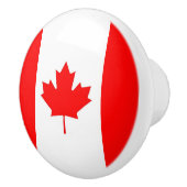 Keramische knop pull met vlag van Canada (Rechts)