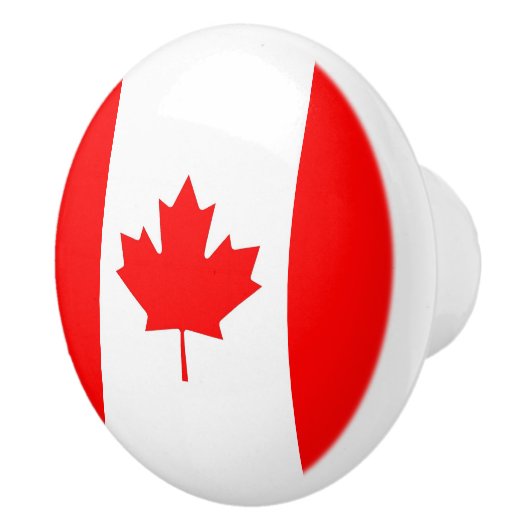 Keramische knop pull met vlag van Canada (Rechts)