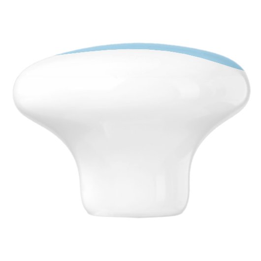 Keramische knop pull met vlag van Chicago City, Ve (Zijkant)