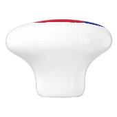 Keramische knop pull met vlag van Cincinnati, Vere (Zijkant)