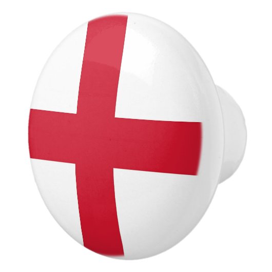 Keramische knop pull met vlag van Engeland, Vereni (Rechts)
