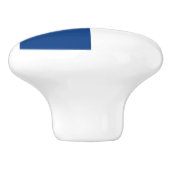 Keramische knop pull met vlag van Finland (Zijkant)