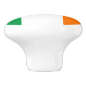 Keramische knop pull met vlag van Ierland (Zijkant)