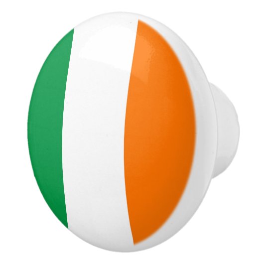 Keramische knop pull met vlag van Ierland (Rechts)