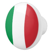 Keramische knop pull met vlag van Italië (Rechts)