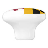 Keramische knop pull met vlag van Maryland, Vereni (Zijkant)