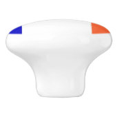 Keramische knop pull met vlag van New York City, V (Zijkant)