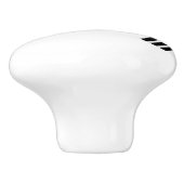 Keramische knop pull met vlag van Zuid-Korea (Zijkant)