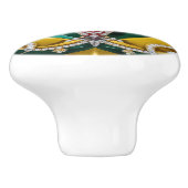 Keramische knop trekken met Los Angeles Kleuren (Zijkant)