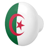 Keramische knop trekken met vlag van Algerije (Rechts)