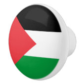 Keramische knop trekken met vlag van Palestina (Rechts)