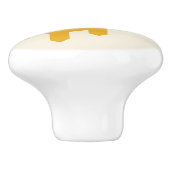 Keramische knop trekken met vlag van Tulsa, Oklaho (Zijkant)