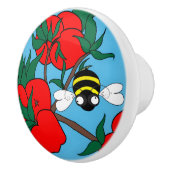 Keramische knop van appel (Rechts)