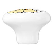 Keramische knop van kinderen voor lionillustratie (Zijkant)