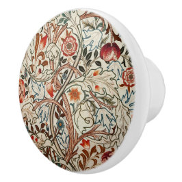 Keramische knop William Morris kunst