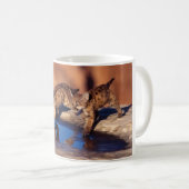 Keramische koffie-Mok-Cougar-kubussen Koffiemok (Voorkant rechts)