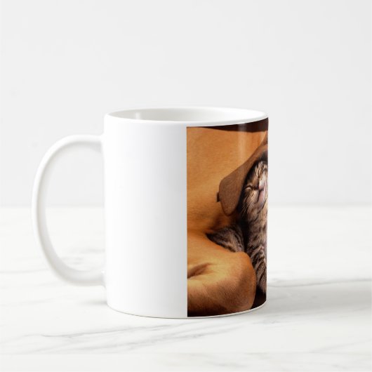 Keramische koffie-Mok-Dog & Kitten Koffiemok (Links)