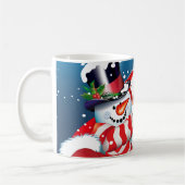 Keramische koffie Mok-kerstman & kast Koffiemok (Links)
