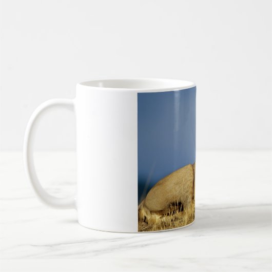 Keramische koffie-Mok-lion Koffiemok (Links)