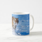 Keramische koffie-Mok-tijger Koffiemok (Voorkant rechts)