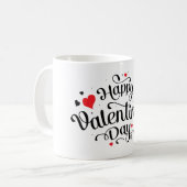Keramische koffie Mok-Valentijn harten Koffiemok (Voorkant links)