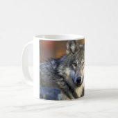Keramische koffie-Mok-Wolf Koffiemok (Voorkant links)