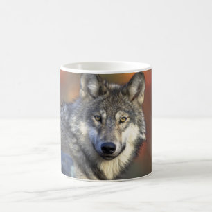 Keramische koffie-Mok-Wolf Koffiemok