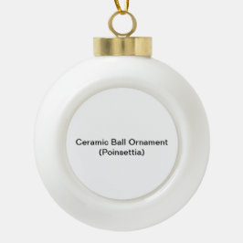 Keramische kogelwerende siervoorwerpen (Poinsettia Bal Ornament