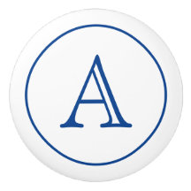 Keramische Letter Knob  stijl