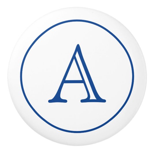 Keramische Letter Knob  stijl Keramische Knop (Voorkant)